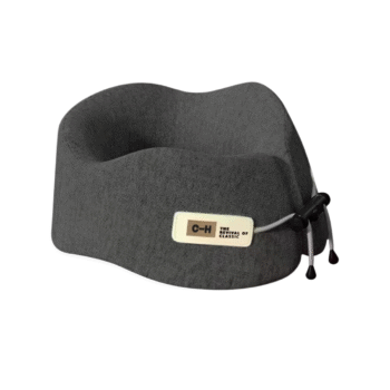 Coussin Cervical Pour Voyage Avec Pochette Gris Foncé Coussin Cervical Pour Voyage Avec Pochette Gris FOncé